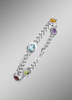 Armband aus Silber mit Edelsteine 