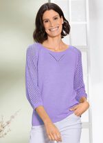 Pullover mit Ajourmuster 