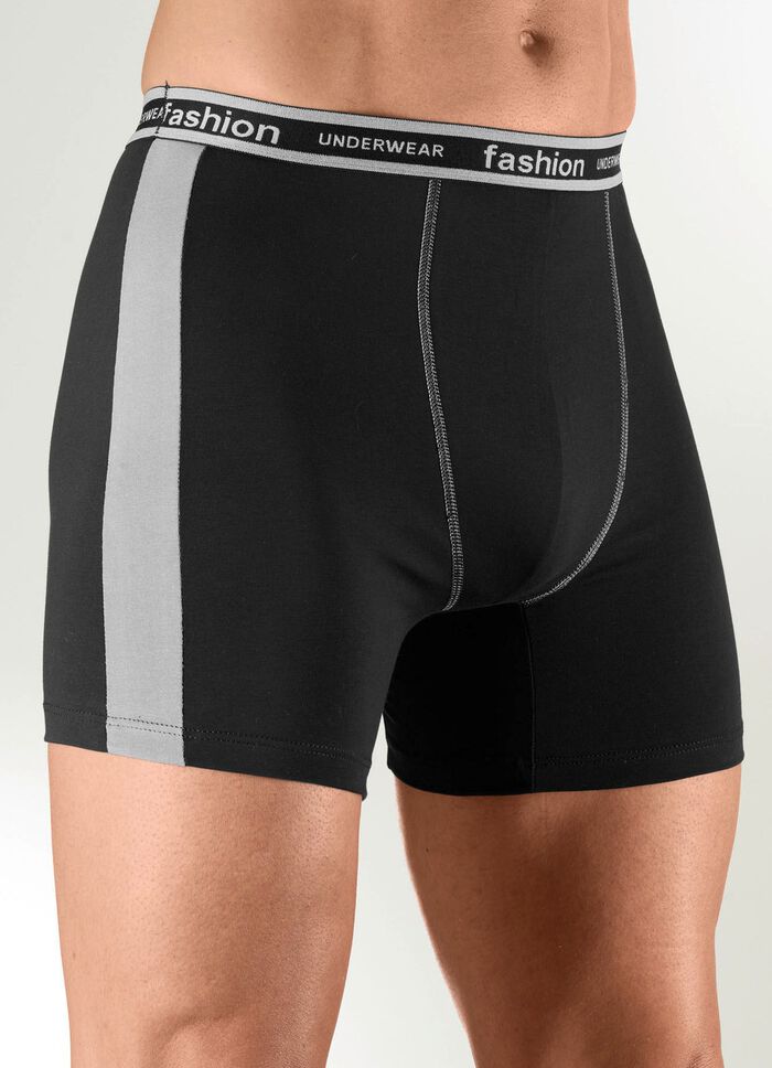 Dreierpack Pants mit seitlichen Eins&auml;tzen 