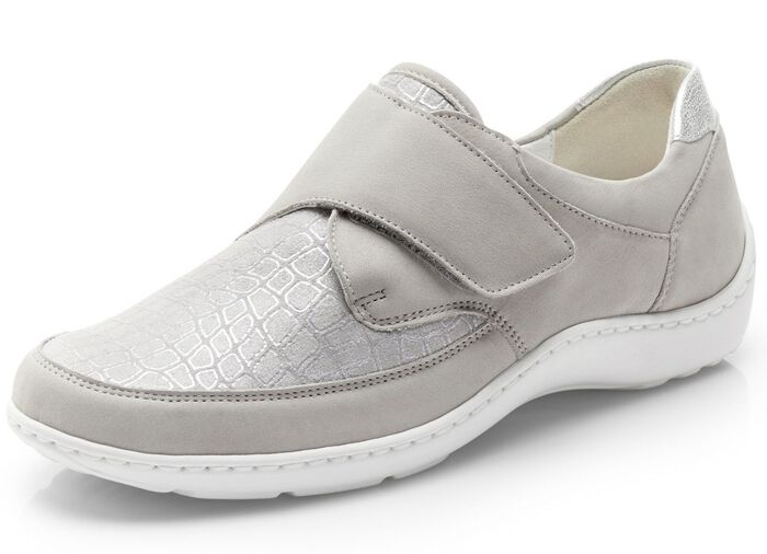 Waldl&auml;ufer, bequeme Damen-Slipper, Weite H, mit herausnehmbarem Fu&szlig;bett 