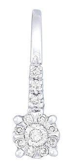 Exquisite Ohrringe mit 24 Brillanten 