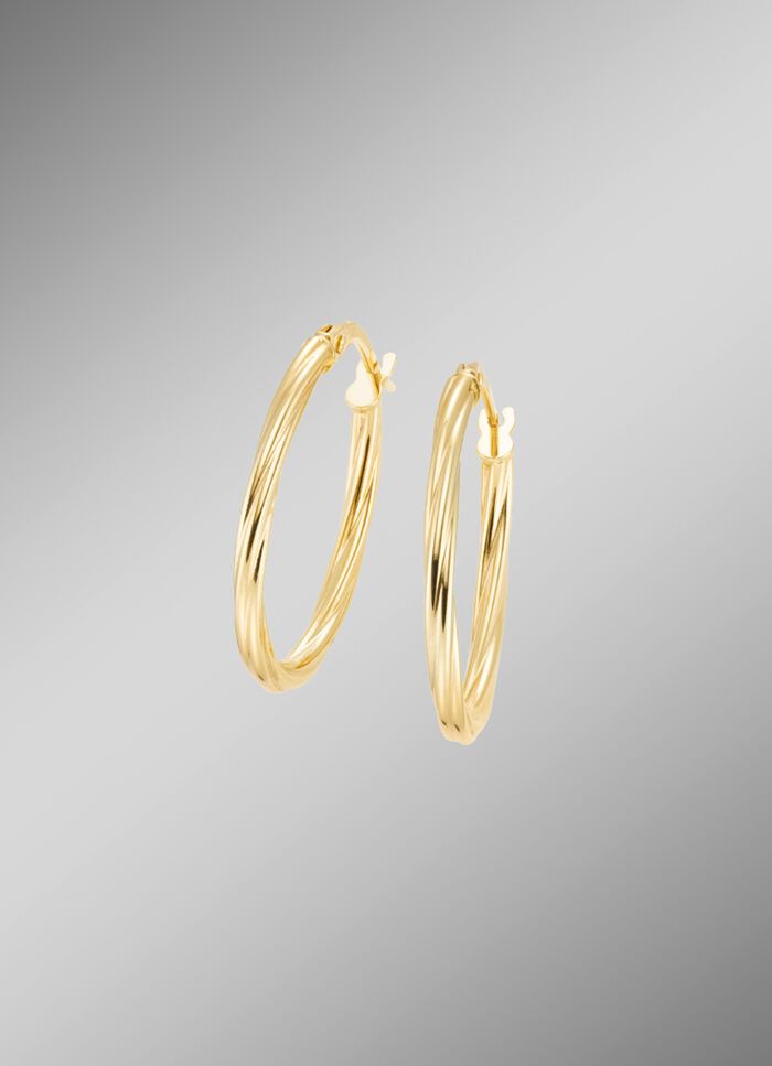 Tolle, gedrehte Creolen 