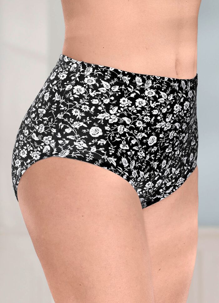 F&uuml;nferpack Slips mit Gummizug im Bund 