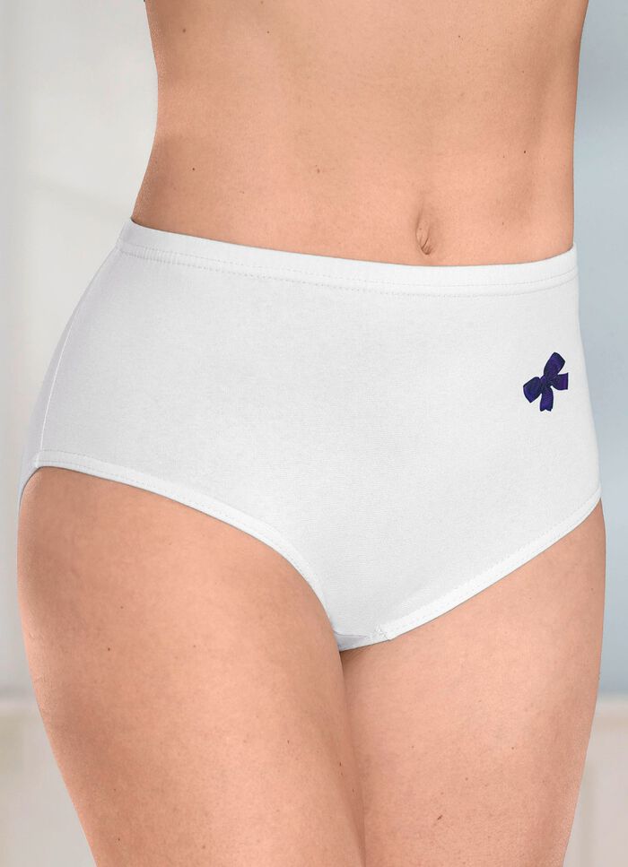 Viererpack Slips mit Gummizug im Bund 