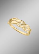 Moderner Damenring in gedrehter Optik 