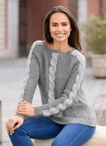 Pullover mit Glitzerakzenten 