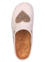 Laurina, klassische Damen-Hausschuhe, mit herausnehmbarem Fu&szlig;bett 