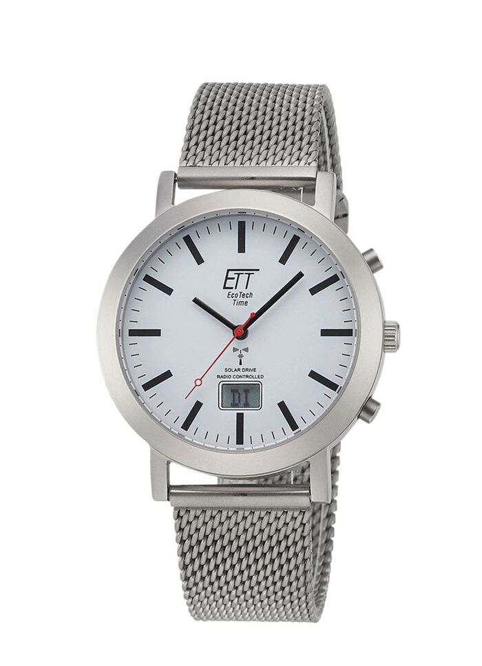 Funkgesteuerte Partneruhr mit Solar-Antrieb 