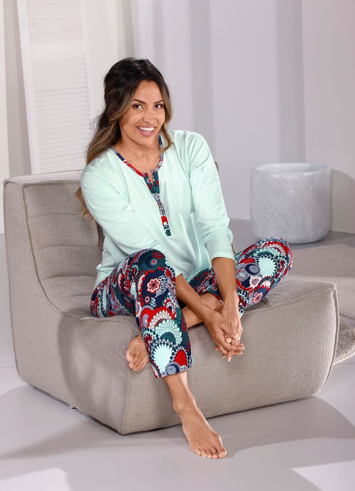 Zweierpack Schlafanz&uuml;ge aus Baumwolle, lang- und kurzarm 