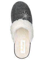 Gef&uuml;tterte Damen-Hausschuhe, mit Schurwolle 