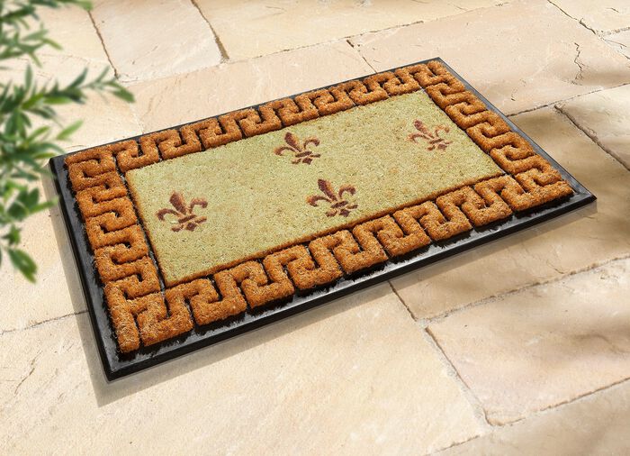 Fu&szlig;matte mit rutschhemmender R&uuml;ckseite 