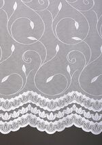 Leichter Blumenfenster-Store 