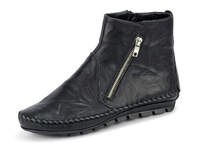 Gemini, bequeme Damen-Stiefeletten, Weite G, mit herausnehmbarem Fu&szlig;bett 