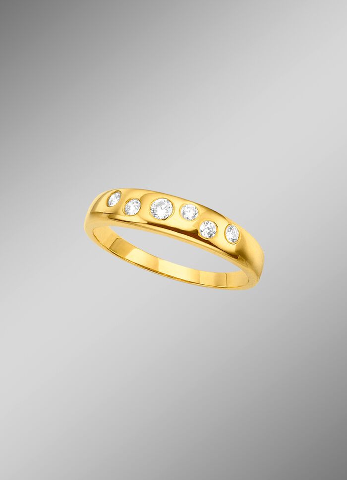 Damenring mit Zirkonia 