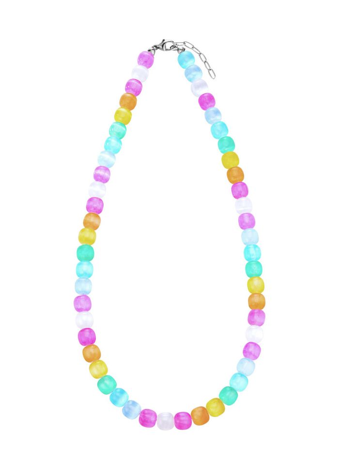 Bunt leuchtende Halskette  