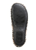 Laurina, trendige Damen-Hausschuhe, mit Leoparden-Dessin 