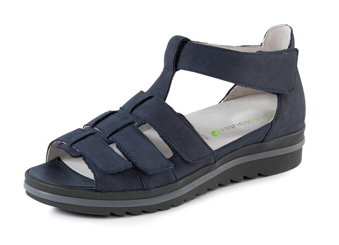 Waldl&auml;ufer, bequeme Damen-Sandalen, Weite H, mit herausnehmbarem Fu&szlig;bett 