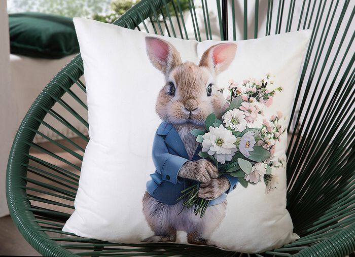 Weicher Kissenbezug in Samtoptik 