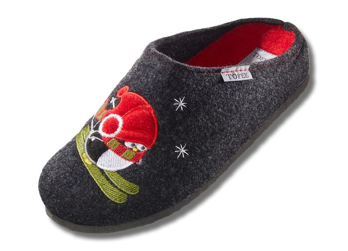 Hausschuh aus Wollfilz 