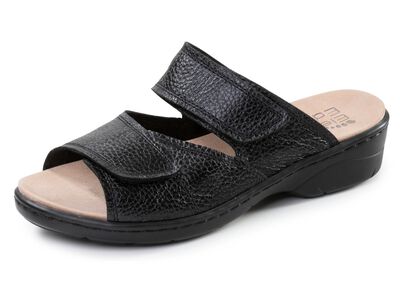 ELENA EDEN, bequeme Damen-Pantoletten, Weite H, mit herausnehmbarem Fu&szlig;bett 