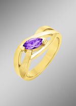 Damenring mit echt Amethyst 