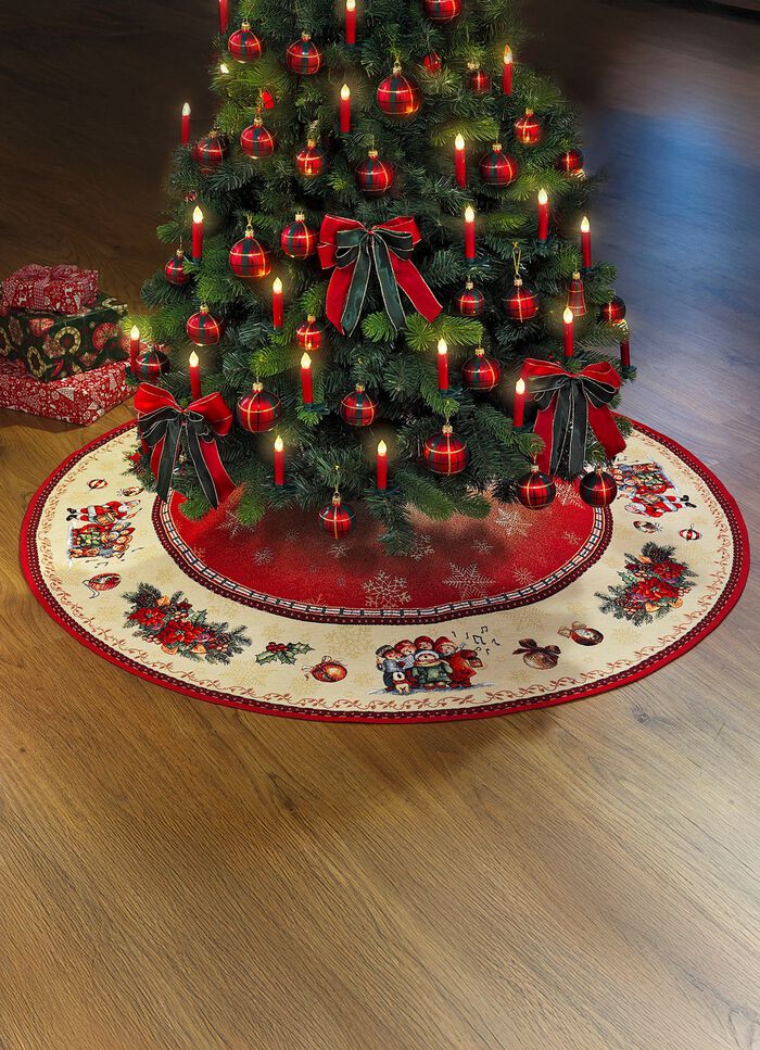 Weihnachtliche Tisch- und Raumdekoration in Gobelin-Qualit&auml;t 