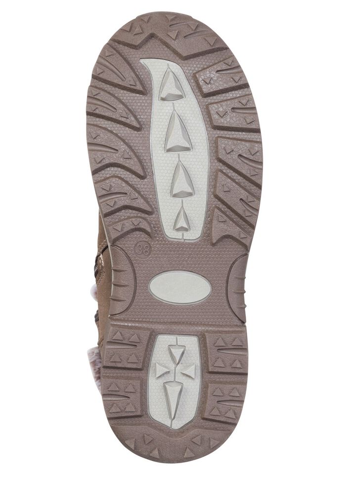 Gef&uuml;tterte Damen-Stiefel, Winterschuhe, mit Rei&szlig;verschluss 