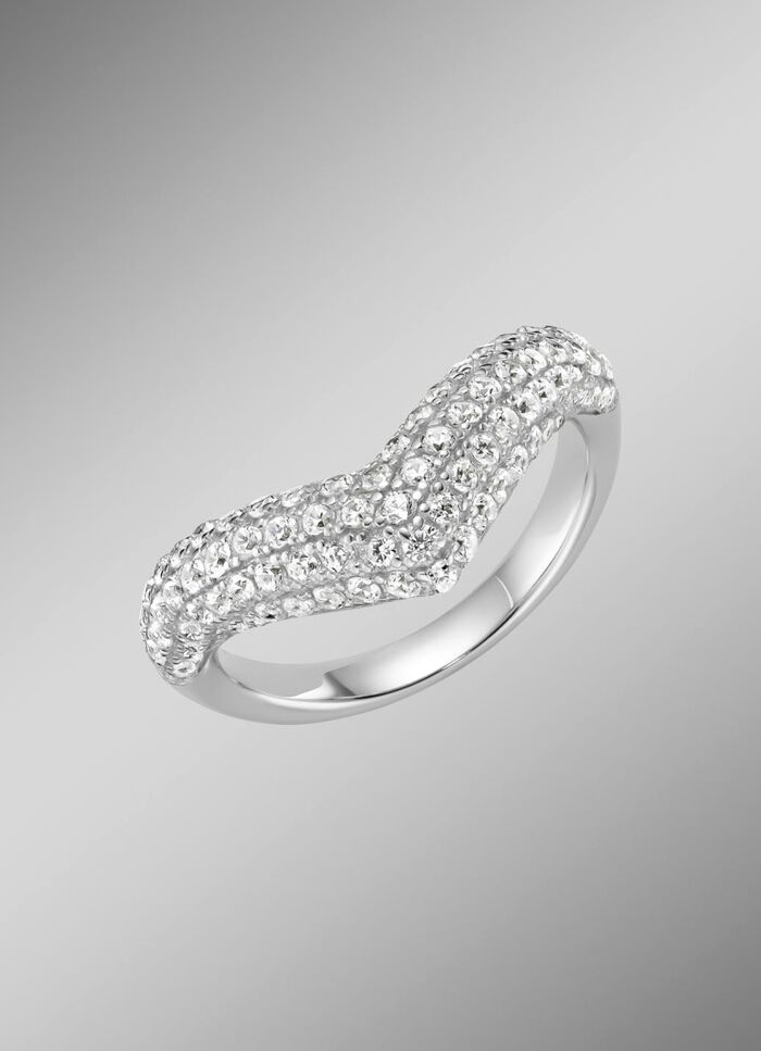 Damenring mit Zirkonia 