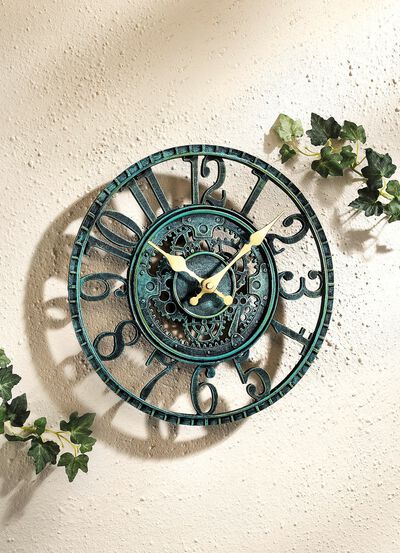 Handbemalte Quartz-Wanduhr 