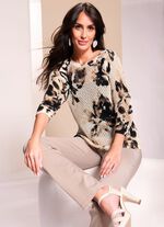 Pullover mit Strasssteinzier 