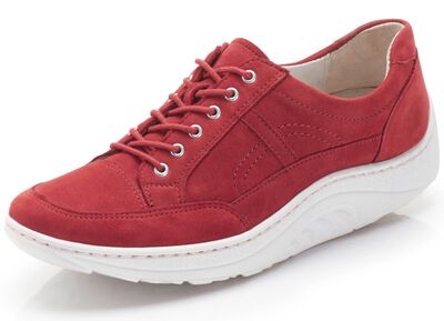 Waldl&auml;ufer, bequeme Damen-Schn&uuml;rschuhe, Weite H, Sohle mit Abrollfunktion 