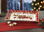 Servierplatte mit zauberhaftem Weihnachtsmann-Motiv 