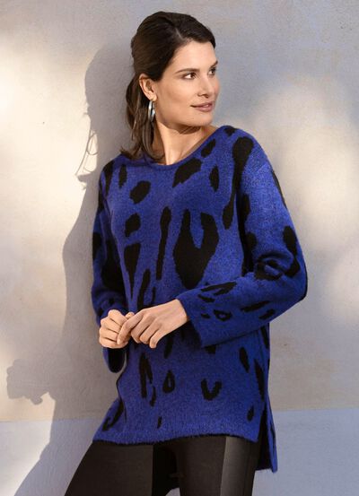 Pullover in flauschiger Qualit&auml;t 