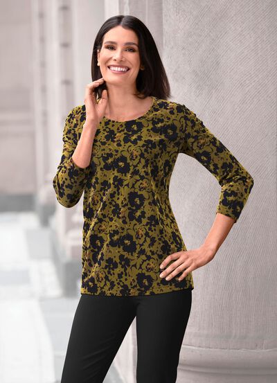 Shirt mit Allover-Muster 