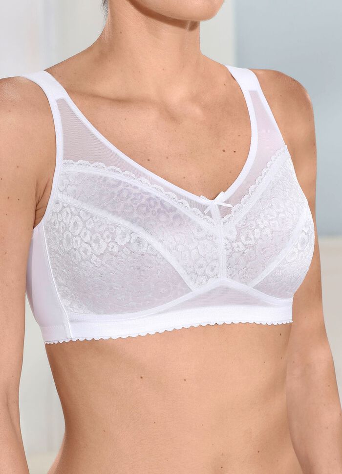 BH mit gl&auml;nzendem Jacquarddessin 