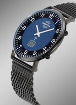 Master Time Funk-Herrenuhr mit Edelstahlband 