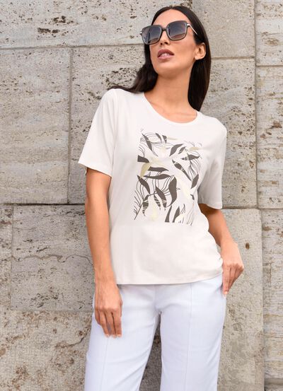 Shirt mit Rundhalsausschnitt 