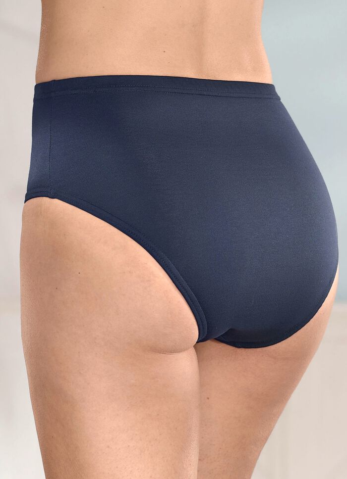 Viererpack Slips mit Gummizug im Bund 