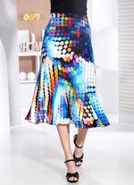 Bahnenrock in Multicolor 