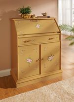 Teilmassive M&ouml;belserie mit Echtholzfurnier 