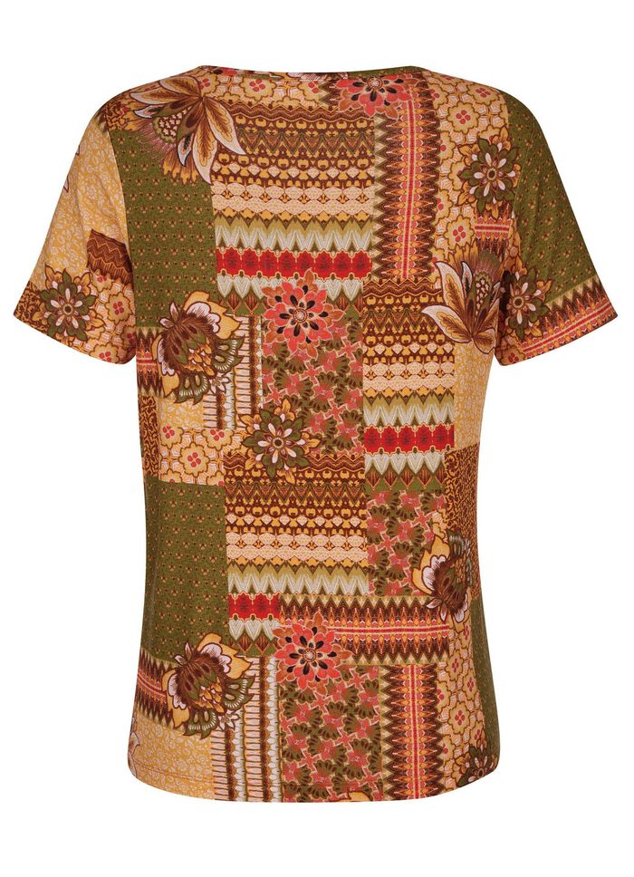 Shirt in gepatchter Optik  