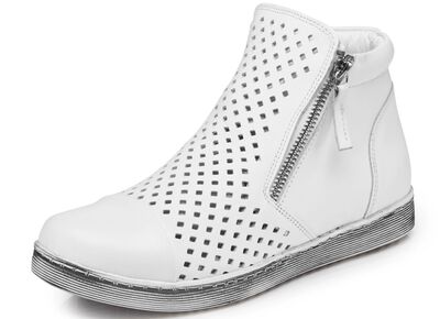 Andrea Conti, sommerliche Damen-Stiefeletten, mit herausnehmbarem Fu&szlig;bett 