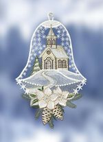 Entz&uuml;ckendes Fensterbild in Glockenform 