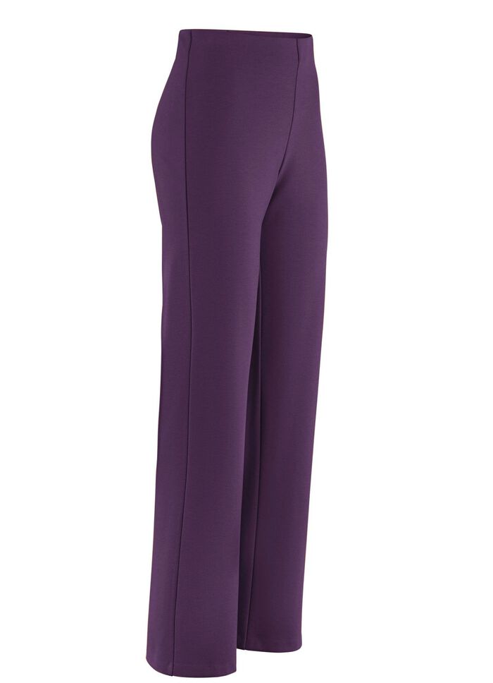Jerseyhose mit ausgestellter Fu&szlig;weite 
