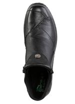 ELENA EDEN Bootie mit dezenter Knitter-Struktur und Metallschmuck 