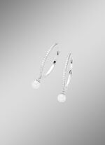 Klappcreolen mit Zirkonia 