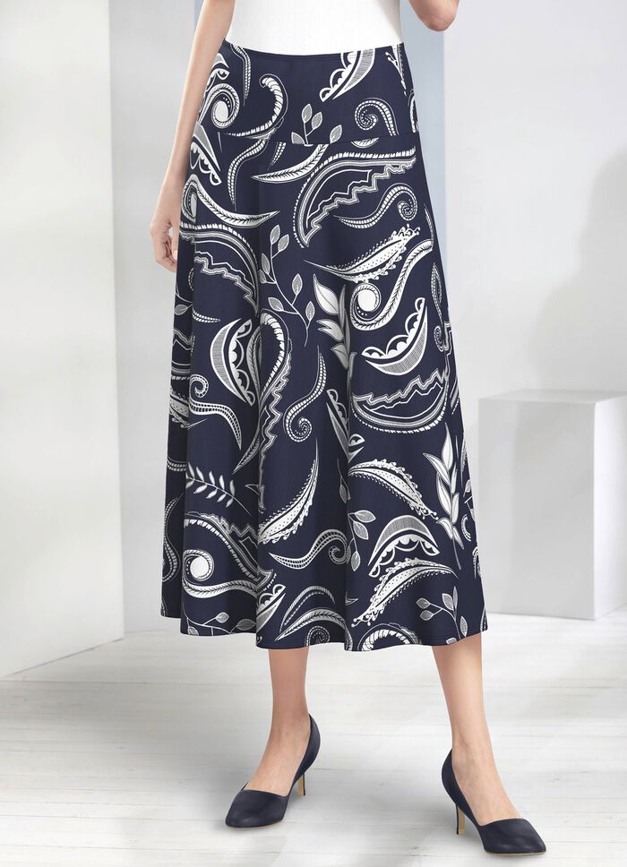 Rock mit ausdrucksstarker Dessinierung 