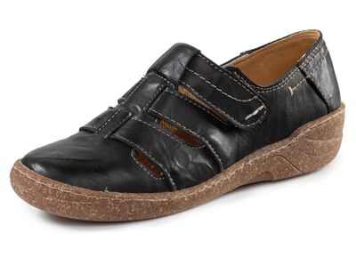 ELENA EDEN Slipper mit Knitter-Struktur 