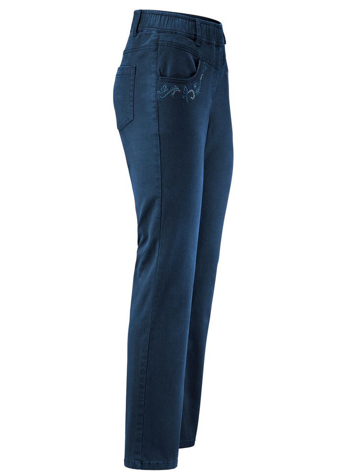 Hose mit funkelnden Glitzersteinchen 