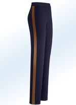 Hose im angesagten Materialmix 